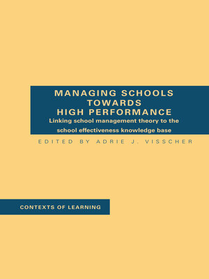 cover image of Managing Schools Towards High Performance